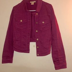 5/$25 - Pink Denim Jacket